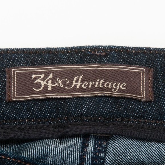 34 Heritage Dark Wash Courage Jeans - Picture 4 of 6